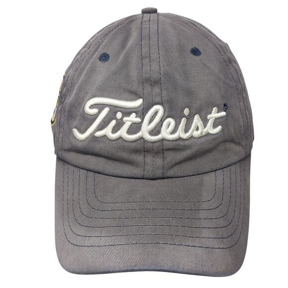 Titleist Spell Out Slideback Hat Blue One Size Embroidered Adjustable - Picture 1 of 10